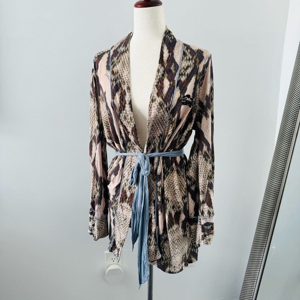 JUST CAVALLI ROBE with belt size S / M 42 It